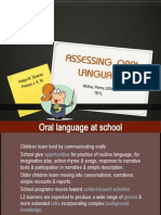 Assessing Oral Language