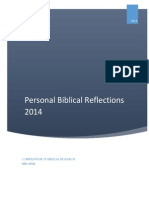Personal Bible Reflections