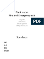 Plant Layout - Emergency Exit Standards