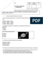 Prueba Sistema Solar