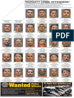 Most Wanted Property Crime Offenders, Nov 2014