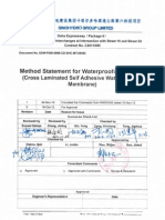 EXW-P006-0000-CD-SHC-MT-00093 Method Statement For Waterproofing System Rev 1