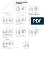 14-15 Calendar