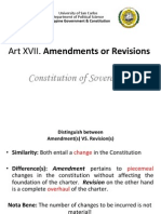 Art XVII. Constitution of Sovereignty