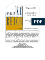 Napoleon Hill Denke Nach Und Werde Reich PDF