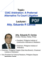 CIAC Arbitration - PPT A Preferred Alternative To Court Litigation