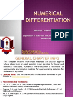 Numerical Differentiation