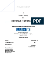 Management Report Hinopak