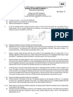 9A03504 Design of Machine Elements - I