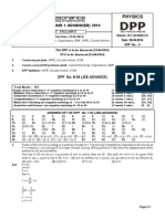 Physics DPP 4 (JP & JR) Advanced FC