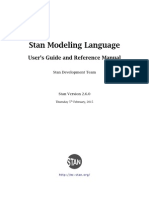 Stan Reference 2.6.0