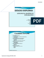 Geological Mapping in Exploration