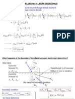 Boundary Value Problems With Linear Dielectrics We