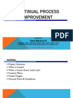 Continual Process Improvement With Kaizen v1