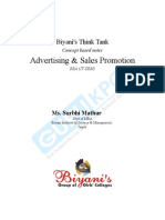 Think Tank - Advertising & Sales Promotion