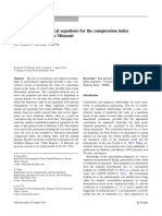 Assessment of Empirical Equations For The Compression Index of Fine Grained Soils in Missouri