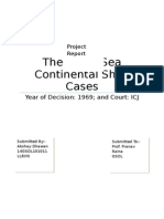 The North Sea Continental Shelf Cases