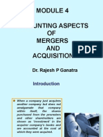 Accounting Aspects For Mergers and Acquisitions