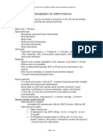 Management of Arrhythmias