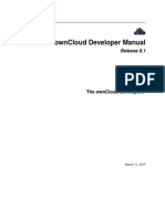 Owncloud Developer Manual: Release 8.1