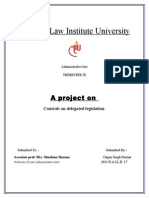 National Law Institute University: A Project On