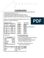 Exponential Regression Using Microsoft Excel