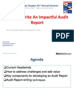 How To Write Impactful Audit Report