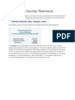 Income Statement