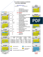 Calendar 14-15 Revised Half Days