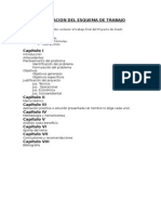 Elaboracion Del Esquema de Trabajo