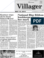 National Blue Ribbon Bookkeeper Leaves Her Mark: Villager