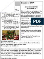 December 2009 Newsletter For Nottingham Chinese Welfare Association (English Version)