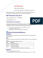 Displaying The SAP Directories