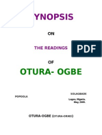 2 Otura Ogbe Otura Oriko Otura Orire 16 Ese Ifa