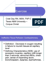 Care Plan Exercise: Cristi Day RN, MSN, FNP-C Texas A&M University - Corpus Christi