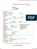 Bornomala SIM Registration Form Hasan