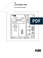 SPAU-110-C ABB Residual Overvoltage Realy