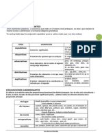 Conjunciones Como Parte de Los Conectores