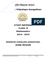 Maths - SA-1 - Class X