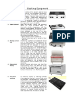 Cooking Equipment: 2. Open Element