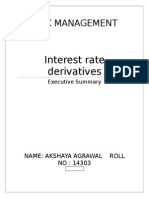 Interest Rate Derivatives