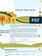 Lecture Interest Rate Parity