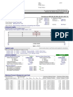 Enercalc Beam Analysis Output