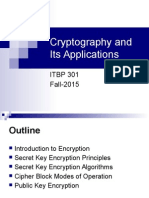 Cryptography and Its Applications: ITBP 301 Fall-2015