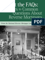 Just The Faqs:: Answers Common Questions About Reverse Mortgages