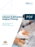 Cataract & Refractive Surgery (Theory) : Postgraduate Diploma in