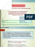 The Manning Equation