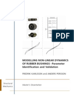 Modelling Non-Linear Dynamics of Rubber Bushings