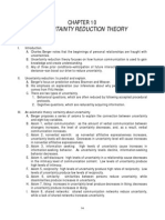 Uncertainty Reduction Theory