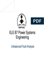 Unbalanced Faults PDF